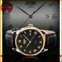 『GIA SI TAI KHO』 Đồng Hồ Nam SKMEI 1853 Dây Da Lịch Lãm Sang Trọng