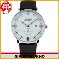 『GIA SI TAI KHO』 Đồng hồ SKMEI 9099 dây da lịch lãm sang trọng đơn giản classic cổ điển