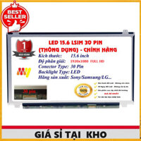 『GIA SI TAI KHO』 Màn hình Laptop 15.6 inch LED Mỏng SLIM - 30 pin (1366x768 HD / 1920x1080 Full HD) Thay Thế Cho Dell HP