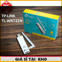 『GIA SI TAI KHO』 Thiết bị thu sóng Wifi TP-LINK USB TL-WN 722N tốc độ băng thông 150Mbps - Bảo hành 24T chính hãng - SHO