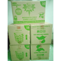 [Giá Sĩ] Thùng 12 Hộp Nhang Muỗi Jumbo M2 Hương Hoa Lài 600g - Mỗi Hộp 50 Khoanh