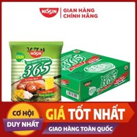 [Giá SỈ ] Thùng 30 gói mì không chiên Nissin 365 [đủ 4 vị] Xí Quách Thịt Bằm, Tôm Chua Cay, Lẩu Thái Hải Sản, Rong Biển