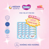 [Giá sỉ thùng] Khăn ướt Bobby 80 tờ nắp nhựa an toàn cho bé chống hăm không mùi không cồn parabens
