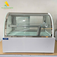 [GIÁ SỈ] Tủ trưng bày bánh kem, tủ lạnh trưng bày, tủ mát để bánh cao cấp 2 tầng kính cong 2 lớp chịu lực tốt