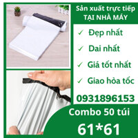 [GIÁ SỈ] Túi niêm phong trắng kích thước 61 x 61 (50 túi)