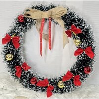 [GIÁ SỈ] Vòng nguyệt quế treo cửa 30cm GIÁNG SINH NOEL H070