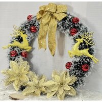 [GIÁ SỈ] Vòng nguyệt quế treo cửa 30cm GIÁNG SINH NOEL H070