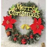 [GIÁ SỈ] Vòng nguyệt quế treo cửa 40cm GIÁNG SINH NOEL H070