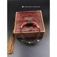 (Giá Sỉ) Vòng tay phong thuỷ hạt đá Dzi một mắt mix charmed, linh kiện phù hợp cho cả nam,nữ và mọi lứa tuổi