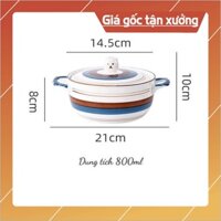 Giá Siêu Rẻ  Bát Ăn cơm, Bát chè Đĩa sứ chén dĩa sứ Decor cao cấp Âu nắp sứ, Tô nắp sứ úp mỳ bún, phở siêu xinh