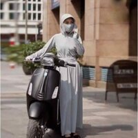 [Giá siêu rẻ] Bộ Áo Khoác Và Váy Chống Nắng Bằng Thun Thoáng Mát