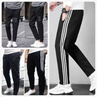 [Giá Siêu Rẻ] [Cơ Hội Duy Nhất] Quần nỉ nam,quần thể thao nam nữ 3 sọc dáng suông và bo gấu