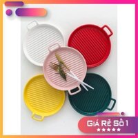 GIÁ SIÊU RẺ -  Khay nướng bằng sứ, đĩa decor bàn ăn kiểu Bắc Âu