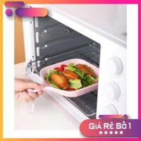 GIÁ SIÊU RẺ -  Khay sứ, chảo sứ vuông có tay cầm phong cách Bắc Âu dùng được cho lò nướng