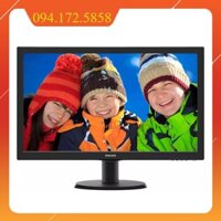 Giá siêu rẻ Màn hình Philips 24inch 243V5QHSBA (23.6" FHD 60Hz, HDMI+VGA+DVI) - DGW phân phối