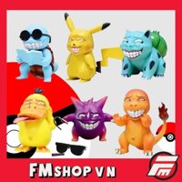 🌟GIÁ SIÊU RẺ 🌟MÔ HÌNH THÚ POKEMON MẶT SIÊU BỰA CỰC HÀI HƯỚC, PIKACHU/GENGAR/CHARMANDER/SQUIRTLE/BULBASUAR/PSYDUCK