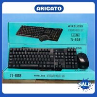 Giá siêu sốc Bộ phím chuột văn phòng không dây Gnet KM210 TJ 808 phím chuột mini G1000 bền bỉ thuận tiện  ARIGATO