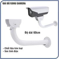 Giá siêu sốc Chân đế camera chữ L cong dài 40cm | 60cm, giá đỡ camera ngoài trời, kim loại sơn tĩnh điện cao cấp