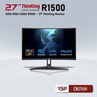 Giá siêu sốc Màn hình VSP CM2705H 27inch cong R1500 (27" FHD MVA 75Hz, HDMI+DP+Audio 3.5) - Hàng chính hãng