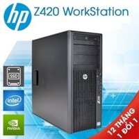 Giá siêu sốc Máy Trạm HP Z420 Chuyên Đồ Họa ,Game Nặng CPU E5 2680V2 /Ram 32GB /SSD 256GB,HDD 2TB ,VGA Quadro K2200 , Ch