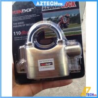 [Giá Siêu Tốt] Ổ khóa báo động chống trộm Kinbar Alarm Lock móc ngắn còi báo động 110 dB ( vàng )