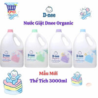 (Giá Sỉ,Mẫu Mới,Như Hình)Combo2 Can Nước giặt quần áo Dnee cho bé 3000ml-Giặt Xả Thái Lan Chính Hãng