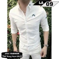 [Giá Sinh Viên] Áo sơ mi nam thêu họa tiết Cao cấp