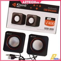 [Giá Sinh Viên] Loa máy tính, vi tính, laptop Kisonli V400 chính hãng nghe nhạc cực hay bảo hành 1 năm 1 đổi 1