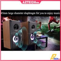 [Giá Sinh Viên] Loa máy tính vi tính laptop mini để bàn LED AAP F08 Chính hãng ( Dùng Nguồn 220V) - BẢO HÀNH 3 THÁNG