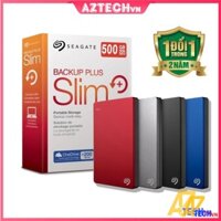 [Giá Sinh Viên] Ổ CỨNG DI ĐỘNG 500GB HDD SEAGATE BACKUP SLIM 2.5'' USB 3.0 - BẢO HÀNH 24 THÁNG 1 ĐỔI 1
