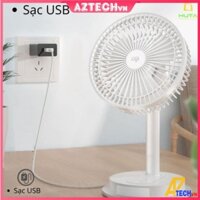 [Giá Sinh Viên] Quạt sạc tích điện DP-7625 Quạt bàn Mini Cao Cấp
