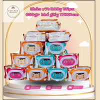 (GIÁ SỈ)THÙNG10 Gói Khăn Ướt Baby Wipes 600gr,khổ giấy 17X21cm, an toàn cho da,khăn ướt cho bé