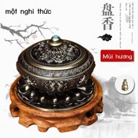 [GIÁ SỐC] 【8353Mọi Người Khen Ngợi】Lư hương đồng hợp kim cho sử dụng tại nhà, lư hương gỗ đàn hương
