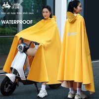 [GIÁ SỐC] Áo mưa chạy pin điện đi xe máy đơn dày đôi nam nữ dài toàn thân áo mưa bão