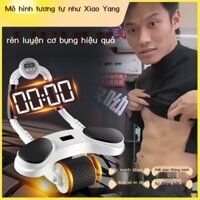 [GIÁ SỐC] Bánh xe tập bụng hỗ trợ khuỷu tay phục hồi tự động cho nam và nữ, bài tập uốn bụng, dụng