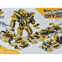 [GIÁ SỐC] Bộ lego lắp ráp Robot Bumblebee biến hình 12in 1 - 573 miếng ghép
