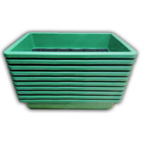 (GIÁ SỐC) Combo 10 Chậu nhựa trồng rau sạch thông minh | Khay trồng rau thế hệ mới- Màu Xanh Lá