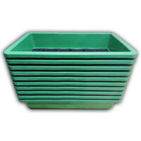 (GIÁ SỐC) Combo 10 Chậu nhựa trồng rau sạch thông minh | Khay trồng rau thế hệ mới- Màu Xanh Lá