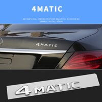 [GIÁ SỐC] Decal logo inox 3D cao cấp chữ nổi 4 MATIC dán xe đuôi xe ô tô G30209 (HÀNG LOẠI 1)