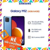 (Giá sốc) Điện Thoại Samsung Galaxy M12 (4GB/64GB) Fullbox Nguyên Seal Chính Hãng