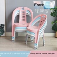 [GIÁ SỐC]  Ghế Nhựa Nhỏ Dày Cho Trẻ Em Ghế Có Tựa Học Ghế Bành Ghế Đứng Thấp Bàn Cà Phê Ghế Ăn Cho