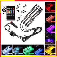 [GIÁ SỐC - HÀNG CHÍNH HÃNG] Bộ đèn LED 4 thanh các màu cao cấp đặt gầm xe hơi, ô tô RGB-5050 7 chế độ màu sắc (HÀNG LOẠI