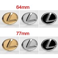[GIÁ SỐC - HÀNG CHÍNH HÃNG]  Logo vô lăng xe ô tô biểu tượng Lexus, đường kính 64mm và 77mm