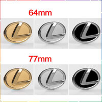 [GIÁ SỐC - HÀNG CHÍNH HÃNG]  Logo vô lăng xe ô tô biểu tượng Lexus, đường kính 64mm và 77mm [NEW]
