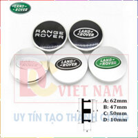 [GIÁ SỐC - HÀNG CHÍNH HÃNG] Logo chụp mâm, ốp lazang bánh xe ô tô Land Rover đường kính 62mm - Nhựa ABS + Hợp kim nhôm [