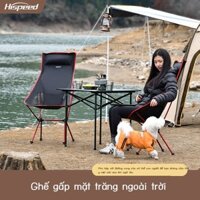 [GIÁ SỐC] Hispeed cờ tốc độ ghế mặt trăng ghế gấp ngoài trời ghế cắm trại câu cá gấp di động ghế lư