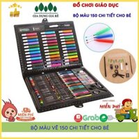 [Giá Sốc] Hộp Màu Tập Vẽ Cho Bé 150 Chi Tiết Đa Dạng Màu Sắc Cho Bé Tập Tô, Thỏa Sức Sáng Tạo, Phát Triển Tư Duy
