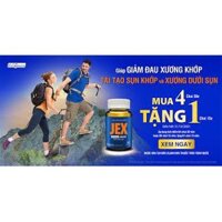 [Giá Sốc] JEX MAX Chính Hãng lọ 30 Viên uống hỗ trợ điều trị viêm khớp - bổ khớp, tái tạo sụn khớp - Có tem tích điểm