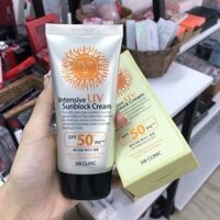 GIÁ SỐC: kEM CHỐNG NẮNG 3W Clinic intensive uv sunblock cream SPF50 PA HÀN QUỐC