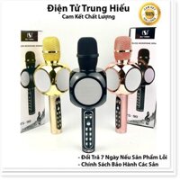 [Giá sốc] Micro karaoke bluetooth YS-90, mic hát không dây hỗ trợ thu âm, tích hợp loa bass , gắn thẻ nhớ usb